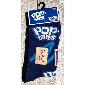 Pop Tarts Print Novelty Crew Socks - Men’s Size 6-12 - #D035